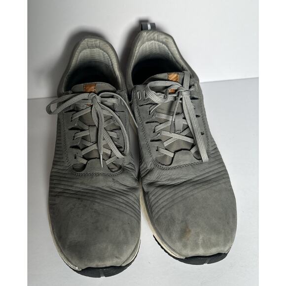 TR1 LUXE MEN'S SHOES SIZE 10 M GRAY NUBUCK LACE UP Johnston & Murphy - Picture 3 of 8